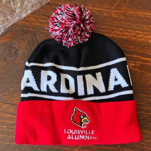 Other - Louisville Cardinals Knit Cap - University of Louisville Cards